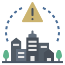 external alert-lockdown-flat-flat-geotatah icon