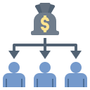 external allocation-social-inequality-flat-flat-geotatah icon