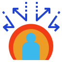 external barrier-managerial-psychology-flat-flat-geotatah icon