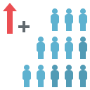 external birth-overpopulation-flat-flat-geotatah icon