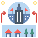 external change-industrial-revolution-flat-flat-geotatah-2 icon