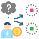 external choose-microeconomics-flat-flat-geotatah icon