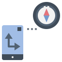 external compasses-sensorization-of-things-flat-flat-geotatah icon