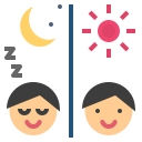 external custom-sleepless-night-flat-flat-geotatah icon