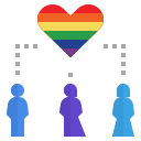 external diversity-lgbtq-community-flat-flat-geotatah-2 icon