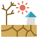 external drought-weather-flat-flat-geotatah icon