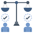 external equality-social-inequality-flat-flat-geotatah icon