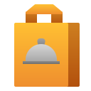 external bag-food-delivery-flat-gradient-flat-gradient-andi-nur-abdillah icon