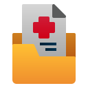 external document-medical-flat-gradient-flat-gradient-andi-nur-abdillah-3 icon