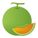 external melon-vegetable-and-fruit-flat-gradient-flat-gradient-andi-nur-abdillah icon