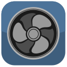 external air-cooler-flat-icons-inmotus-design icon