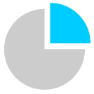 external chart-two-colored-basic-elements-set-flat-icons-inmotus-design-2 icon