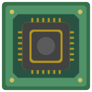 external chip-chips-and-cpu-flat-icons-inmotus-design-2 icon