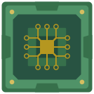 external chip-chips-and-cpu-flat-icons-inmotus-design-6 icon