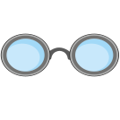 external classic-optic-glasses-flat-icons-inmotus-design icon