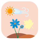 external flower-seasons-nature-flat-icons-inmotus-design icon