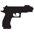 external gun-automatic-weapon-for-swat-police-flat-icons-inmotus-design-2 icon