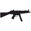 external gun-automatic-weapon-for-swat-police-flat-icons-inmotus-design-3 icon