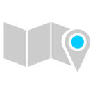 external location-two-colored-basic-elements-set-flat-icons-inmotus-design icon