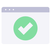 external approve-type-of-website-flat-flat-icons-maxicons icon