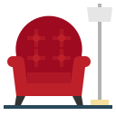 external armchair-home-decoration-flat-icons-pause-08 icon