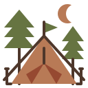 external camping-camping-flat-flat-satawat-anukul icon