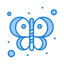 external butterfly-spring-flatarticons-blue-flatarticons icon