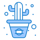 external cactus-spring-flatarticons-blue-flatarticons icon