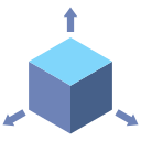 external 3d-modeling-new-media-flaticons-flat-flat-icons-2 icon