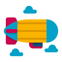 external airship-transportation-flaticons-flat-flat-icons icon