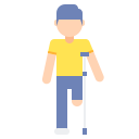 external amputation-disability-flaticons-flat-flat-icons icon