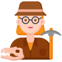 external archeologist-prehistoric-flaticons-flat-flat-icons icon