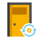 external automatic-doors-back-to-work-flaticons-flat-flat-icons icon