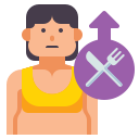 external binge-eating-psychology-flaticons-flat-flat-icons icon