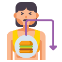 external bulimia-psychology-flaticons-flat-flat-icons icon