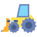 external bulldozing-construction-flaticons-flat-flat-icons icon