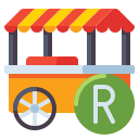 external food-cart-street-food-flaticons-flat-flat-icons icon