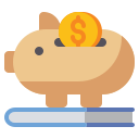 external piggybank-online-education-flaticons-flat-flat-icons icon