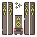 external speakers-devices-flaticons-flat-flat-icons-2 icon