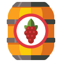 external wine-barrel-winery-flaticons-flat-flat-icons icon