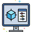 external 3d-modeling-new-media-flaticons-lineal-color-flat-icons-2 icon