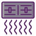 external air-conditioner-car-service-flaticons-lineal-color-flat-icons-3 icon