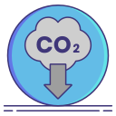 external carbon-dioxide-circular-economy-flaticons-lineal-color-flat-icons-2 icon