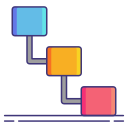 external cascade-circular-economy-flaticons-lineal-color-flat-icons-2 icon