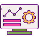 external data-driven-influencer-marketing-flaticons-lineal-color-flat-icons-4 icon