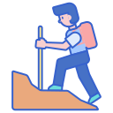 external hiking-camping-flaticons-lineal-color-flat-icons-9 icon