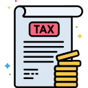 external taxes-banking-flaticons-lineal-color-flat-icons-4 icon