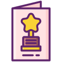 external trophy-award-events-flaticons-lineal-color-flat-icons icon