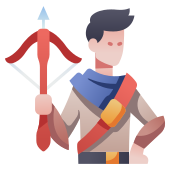 external archery-avatar-classes-role-playing-game-game-ui-maxicons icon