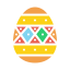 external decorated-easter-glyph-chroma-amoghdesign icon